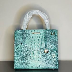 Brahmin Small Caroline Satchel Biscay Melbourne Leather